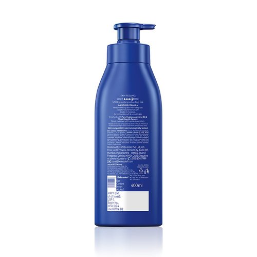 Nivea Nourishing Body Milk Lotion - Rich Moisture for Very Dry Skin | 400ml