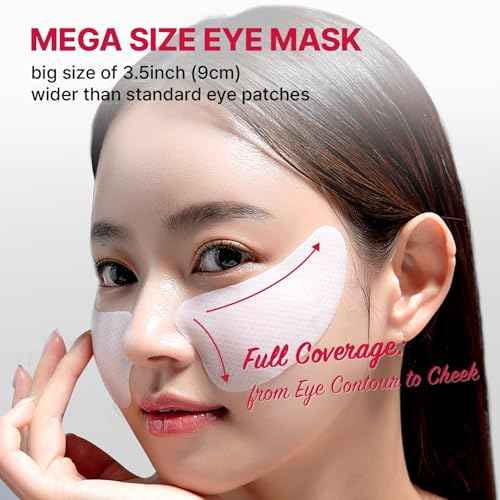 Wrinkle-fit Tangle Eye Patch - Under Eye Patches for Dark Circles and Puffy Eyes - Eye Bags Treatment for Women - Mega Collagen Gel Pads for Puffiness - Firming & Deep Hydrating - 4EA