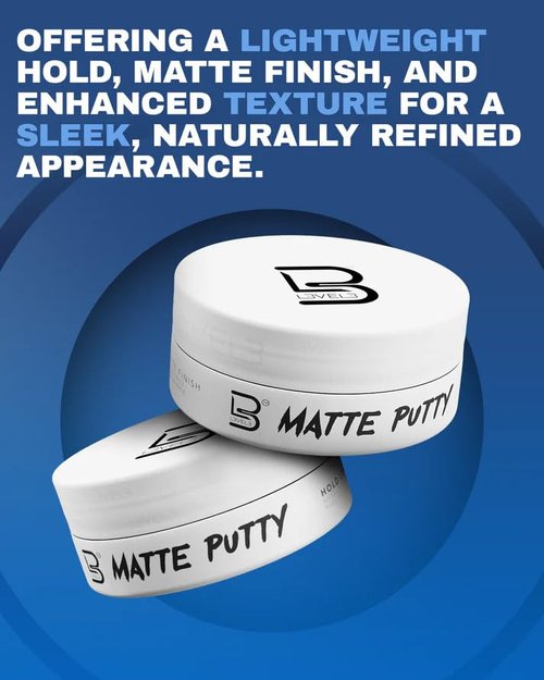 L3 Level 3 Matte Putty - Hair Texturizing Grooming Product for Men & Women - 3.5 Ounce Pack