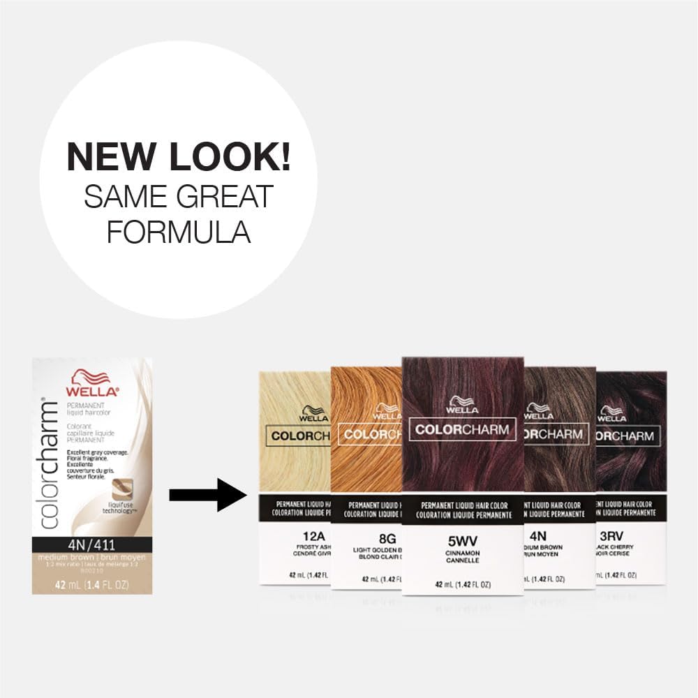 WELLA Color Charm Permanent Hair Color - Natural Light Blonde for Full Gray Coverage