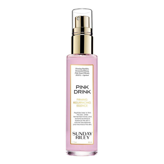 Sunday Riley Pink Drink Essence - Skin Firming & Resurfacing Face Mist for Radiant Skin