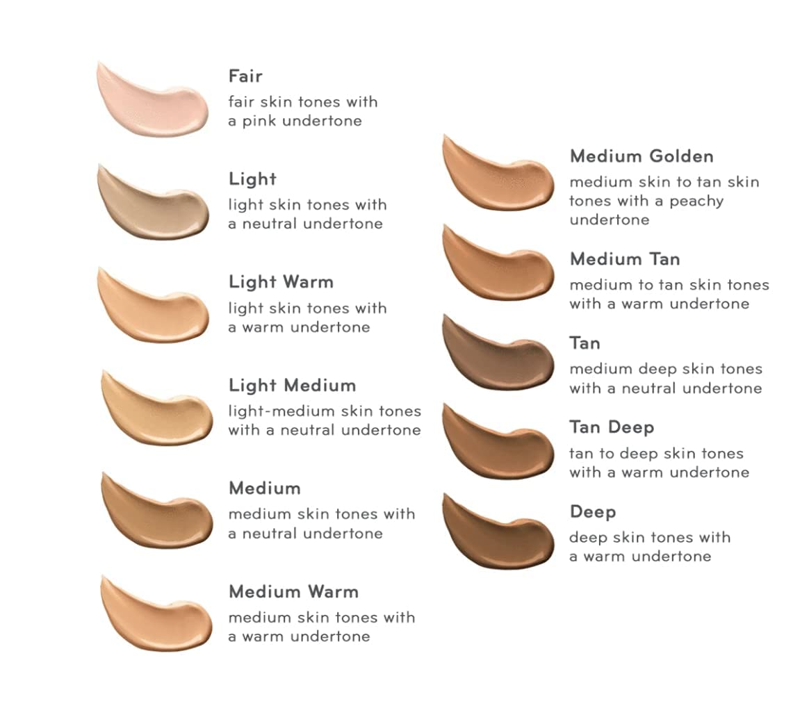 Purlisse Ageless Glow Serum BB Cream SPF 40 - Glow BB Cream with SPF Enriched with Bakuchiol & Vitamin C to Help Improve Firmness & Reduce Wrinkles for Dewy Skin - Light Medium (1.4 oz)