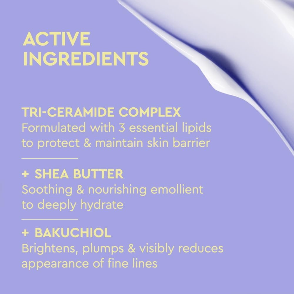 BYOMA Moisturizing Rich Cream - Barrier Repair Face Lotion with Bakuchiol & Shea Extract - 1.69 fl. oz