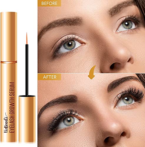 VieBeauti Eyebrow Growth Serum: Eyebrow Serum to Grow Brows with Advanced Formula to Boost Longer Fuller and Thicker Looking Eyebrows 3mL