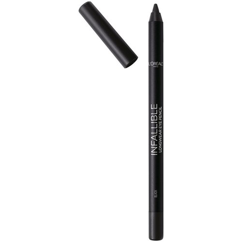 L'Oreal Paris Infallible Pro-Last Pencil Eyeliner - Waterproof, Smudge-Resistant, Easy Application, Black, 0.042 oz.