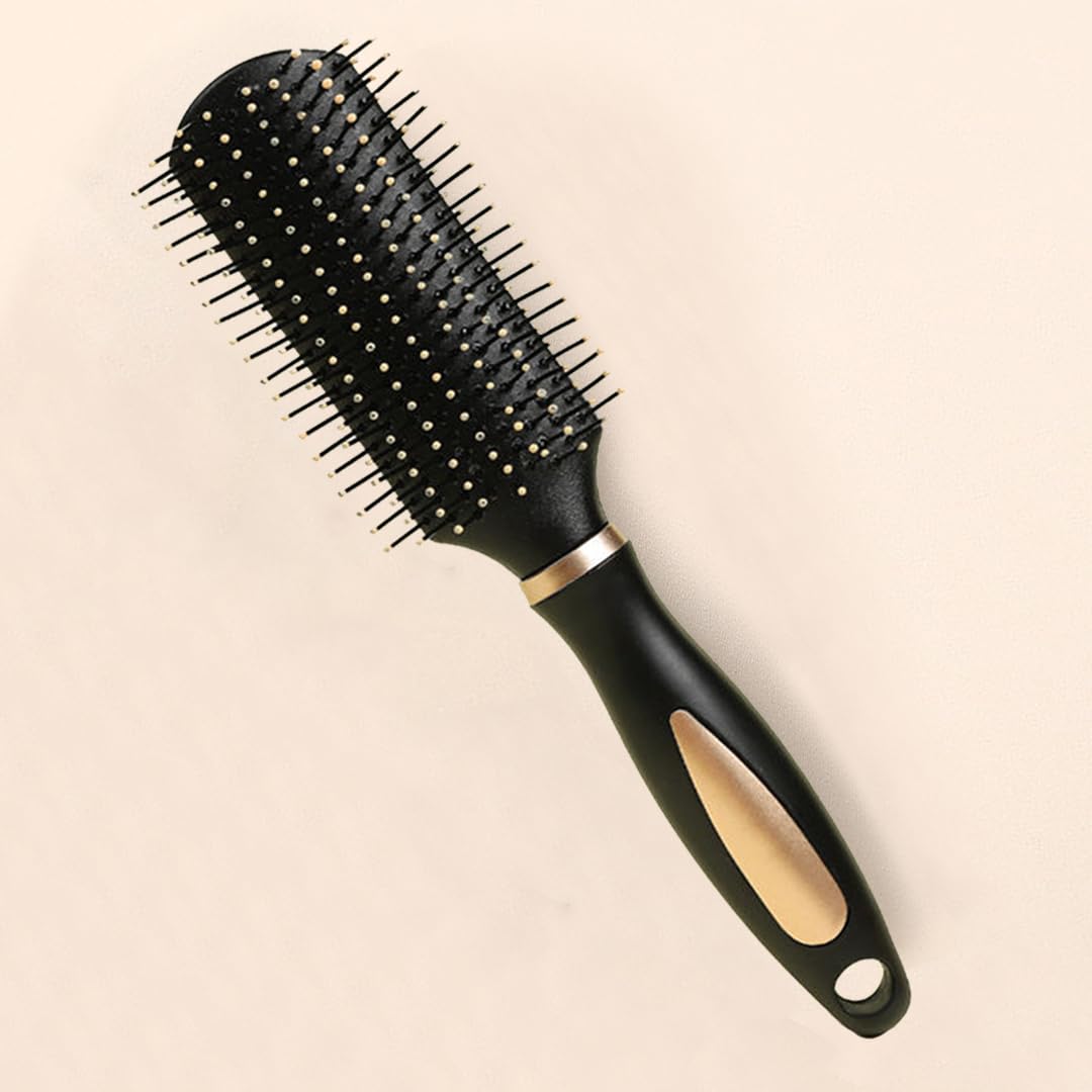 Skiennix Anti-Static Detangler Hair Brush - Perfect for All Hair Types | Rectangle Design for Easy Styling