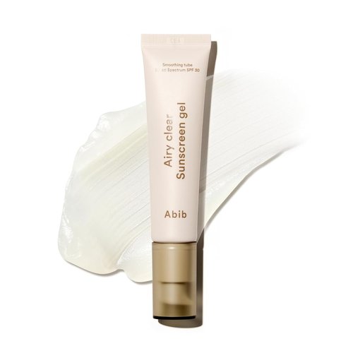 Abib Airy Clear Sunscreen Gel SPF 30 - Lightweight, No White Cast Formula | 1.01 fl. oz / 30 g