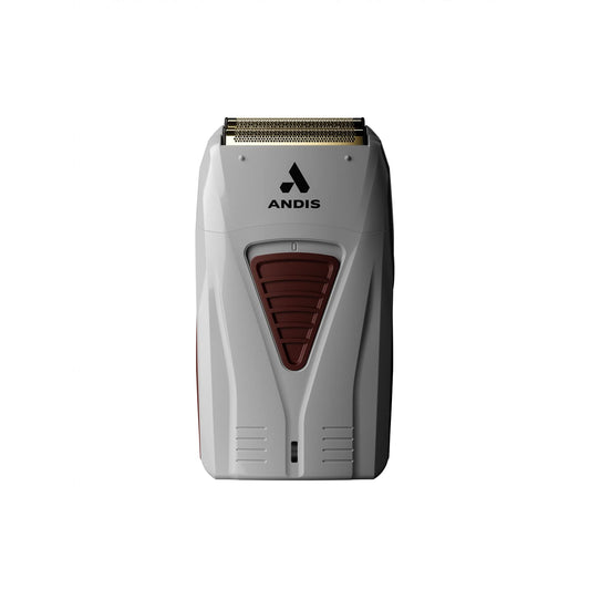 Andis TS-1 Pro Foil Lithium Titanium Shaver - Cord/Cordless, Smooth Shaving, Gray Finish