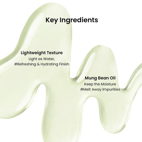 Beplain Mung Bean Cleansing Oil - Fragrance-Free & Non-Comedogenic | 6.76 fl. oz | Deep Pore Cleanser for Sensitive Skin