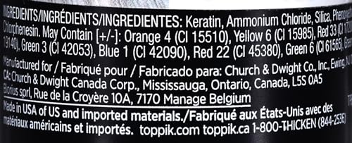 Toppik Hair Building Fibers, Auburn, 12g Fill In Fine or Thinning Hair, Instantly Thicker, Fuller Looking, 9 Shades for Men & Women, Keratin Protein Formula