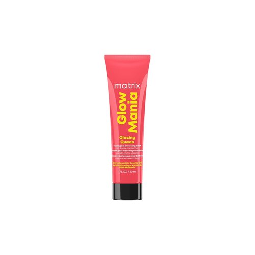 Matrix Glow Mania Super Gloss Mask - Protects Shine & Glow with Glycolic Acid & Rosehip Oil | For Dull & Color-Treated Hair