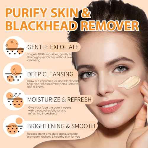 Vitamin C Face Scrub, Exfoliating Facial Wash with Retinol, Facial Scrub,Facial Exfoliating Scrub, Facial Scrubs for Women,Deep Cleansing Face Wash Cleanser for Women Men