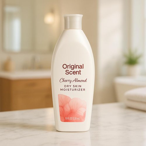 Moisturizing Body Lotion with Light Almond Inspired Scent for Dry Skin Care, Smooth Texture Daily Use Body Cream, 10 Ounce