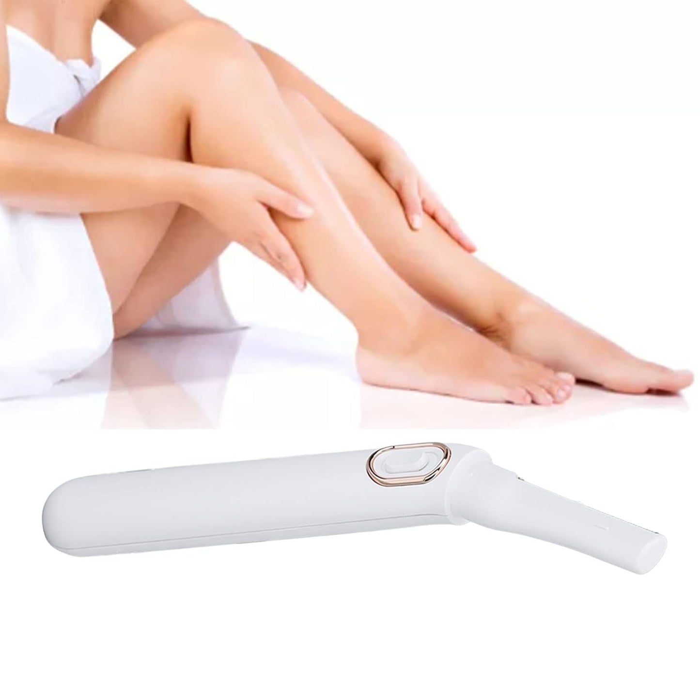 Skiennix Bikini Trimmer for Women - Portable Electric Shaver with LED Light for Gentle Grooming