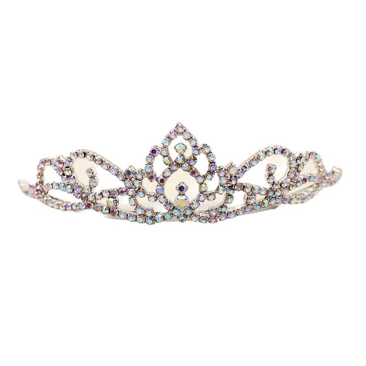 Miallo Pretty Rhinestone Tiara Crown Exquisite Headband Comb Pin Wedding Bridal Birthday headband (TS-J2581)