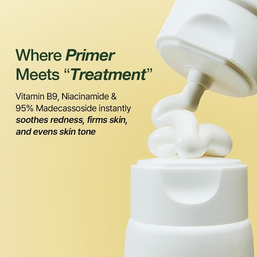 NDP Vitamin B9 Tone-Up Cream - Silicone-Free Face Primer for Pore Minimizing | 95% Pure Cica Extract (65ml)