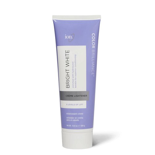 Ion Bright White Creme Lightener - Professional Hair Color Treatment | 10.6 Oz