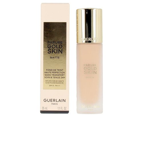 Guerlain Parure Gold Skin Matte Foundation - 24H Wear, No-Transfer, SPF 15 | 1.1 oz - 2N Neutral