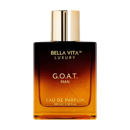 Bellavita Luxury G.O.A.T. Eau de Parfum - 100 ml | Long-Lasting Men's Fragrance with Citrus, Bergamot, Patchouli & Vetiver Notes