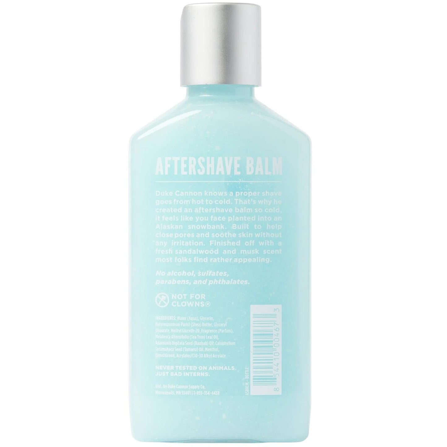 Duke Cannon Supply Co. Ice Cold Cooling Effect After-Shave Balm - Closes Pores and Soothes Skins to Prevent Irritation - Sandalwood, 6 oz.