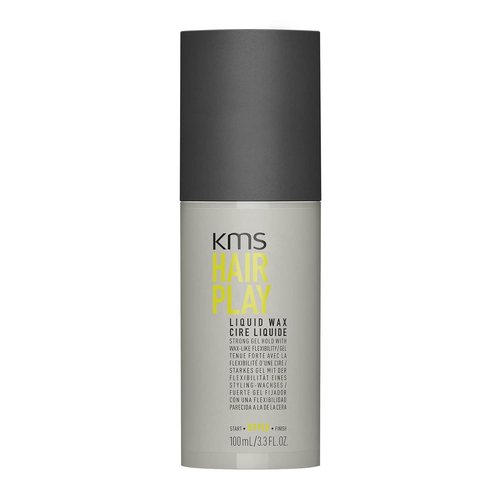 KMS HAIRPLAY Flexible Hold Liquid Wax Styler - Shine & Style, 3.3 Fl Oz