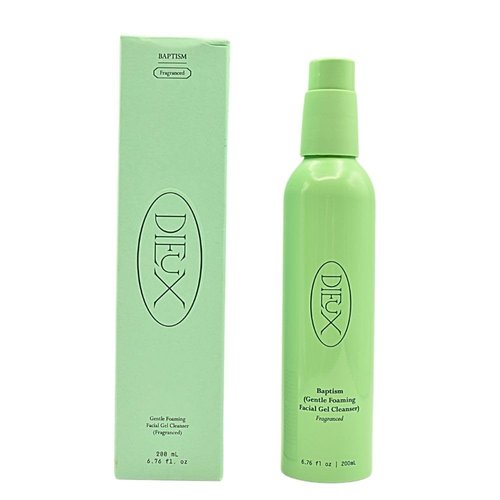 Dieux Baptism Gentle Foaming Facial Gel Cleanser - Fragrance-Free, 6.76 oz | Refreshing Cleanse