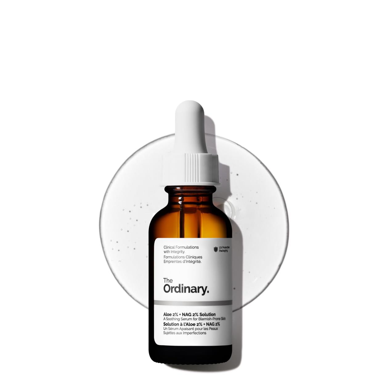 The Ordinary Aloe 2% + NAG 2% Solution - Soothing Formula for Post-Acne Marks | 1 Fl Oz