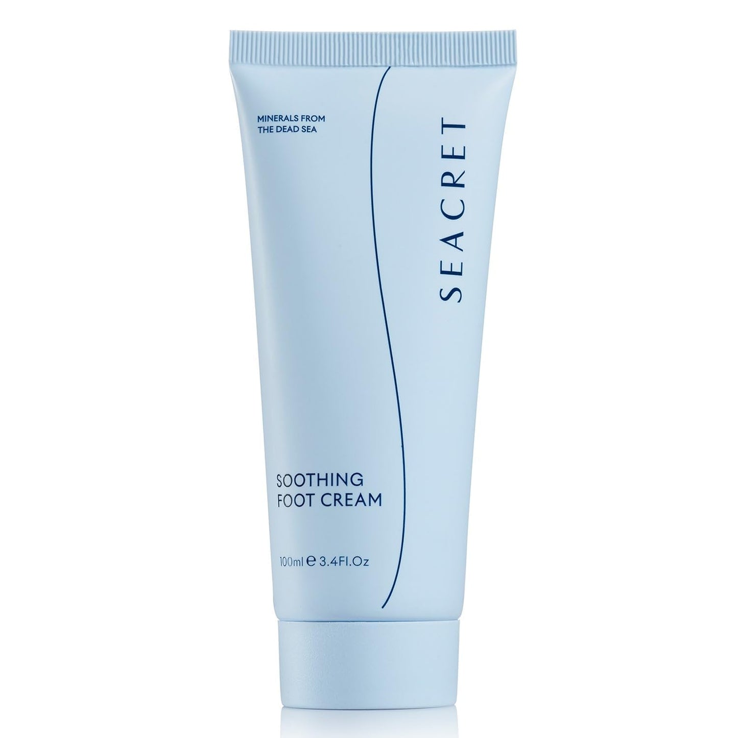 SEACRET Dead Sea Foot Cream - Deep Moisture Heel Repair with Tea Tree Oil & Shea Butter | 3.4 fl oz