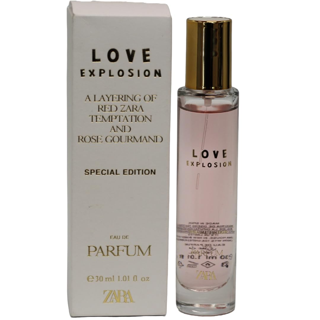 Zara Love Explosion Eau De Parfum for Women - Special Edition 30 ML | Captivating Floral Fragrance