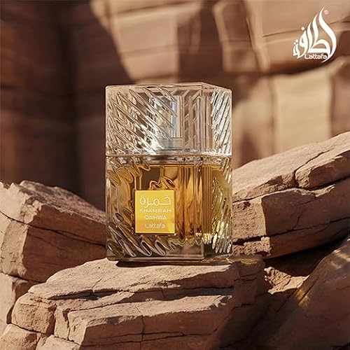 Lattafa Khamrah Qahwa - Vanilla, Warm Spicy, Cinnamon, Sweet - Eau de Parfum Long-Lasting Fragrance for Unisex, 3.40 Ounce / 100 ml