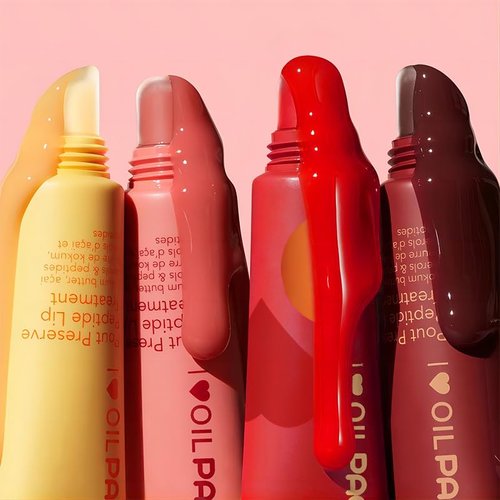 Pout Preserve Peptide Lip Treatment, lip balm，lip peptide，pout preserve summer lip gloss (Blood Orange)