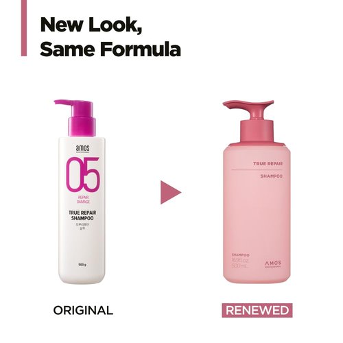 AMOS PROFESSIONAL True Repair Shampoo - Anti-Frizz & Smoothing Formula with Ceramide for Dry, Damaged Hair | 16.9 fl. oz.