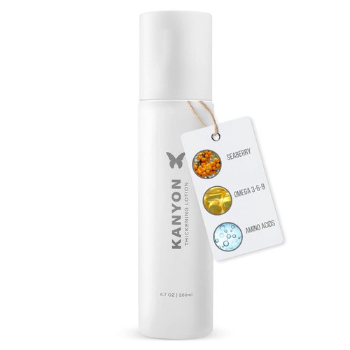 Kanyon Thickening Lotion 6.7 Oz | Thicker, Fuller Hair with Curl Retention & Heat Protection