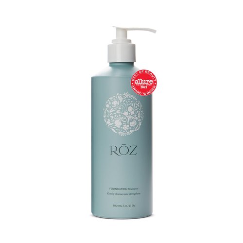 RŌZ Foundation Shampoo - Hydrating & Cleansing for All Hair Types | Vegan, Color-Safe, 10.1 oz