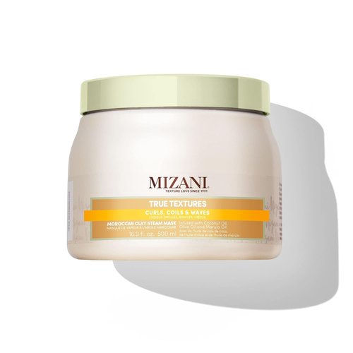 Mizani True Textures Moroccan Clay Steam Mask - Deep Conditioning & Nourishing for Curly Hair