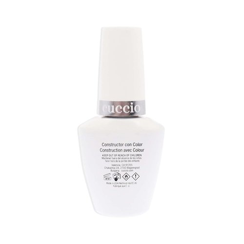 Cuccio Pro Brush-On Colour Builder Gel - Calcium Enriched, Easy Application - Gleaming Rose, 0.43 Oz