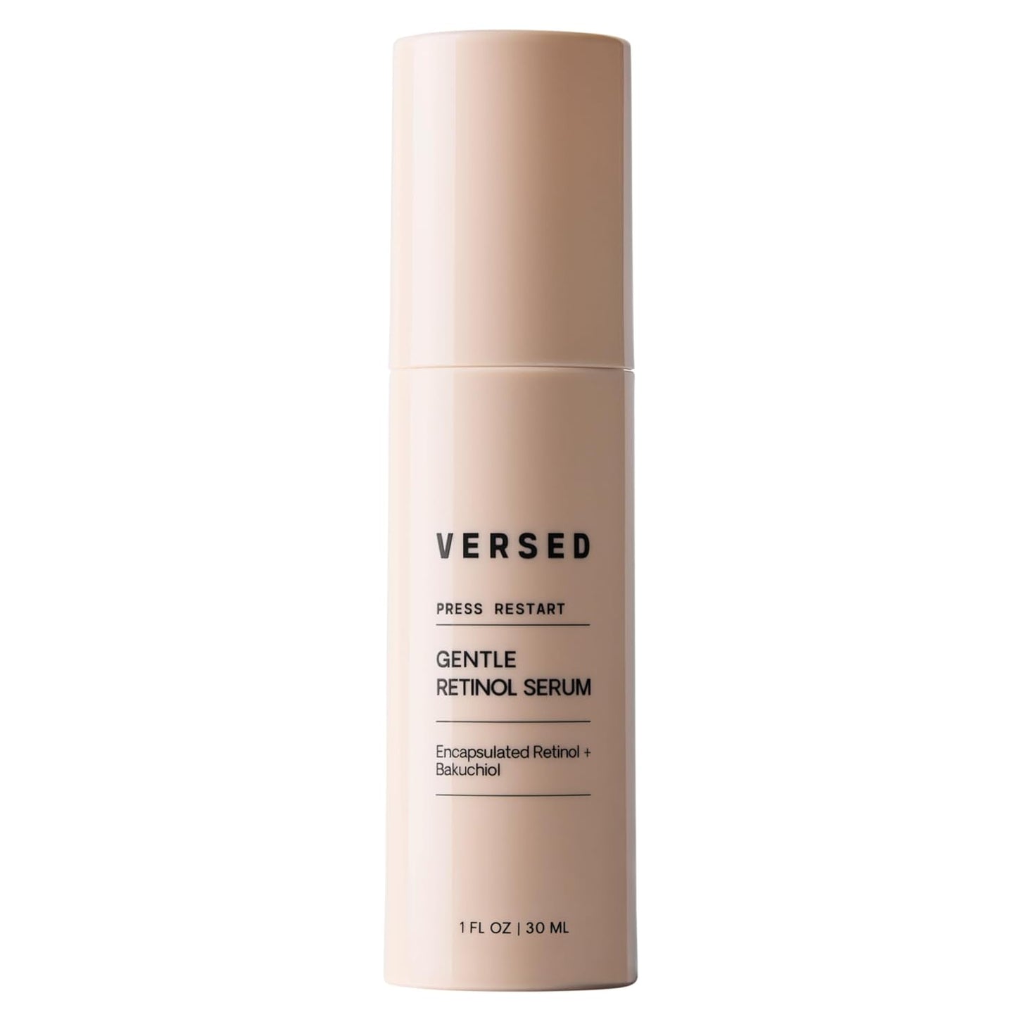 Versed Press Restart Retinol Serum - Gentle Bakuchiol Anti-Aging Formula for Sensitive Skin | 1 Fl Oz