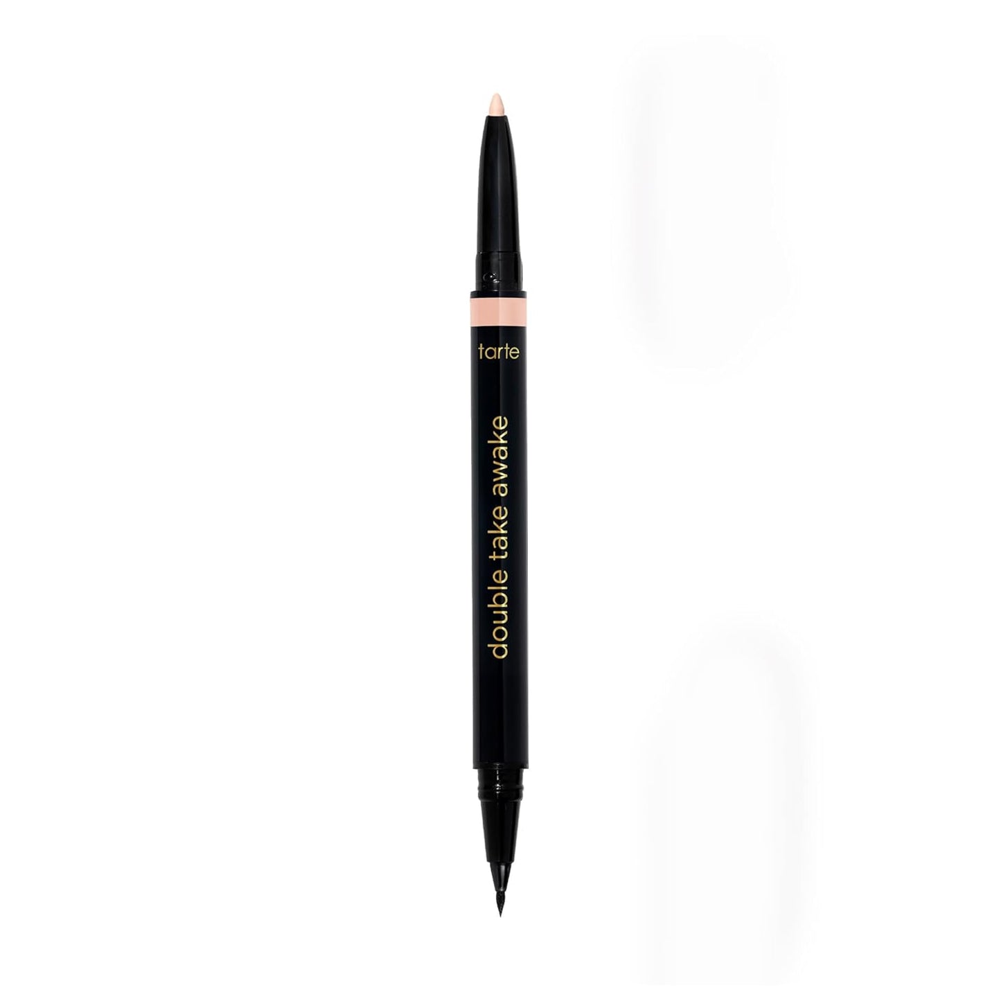 Tarte Double Take Awake Micro Liquid Liner - 2-in-1 Amazonian Clay Eyeliner Pen for Bold, Longwear, Waterproof Eyes