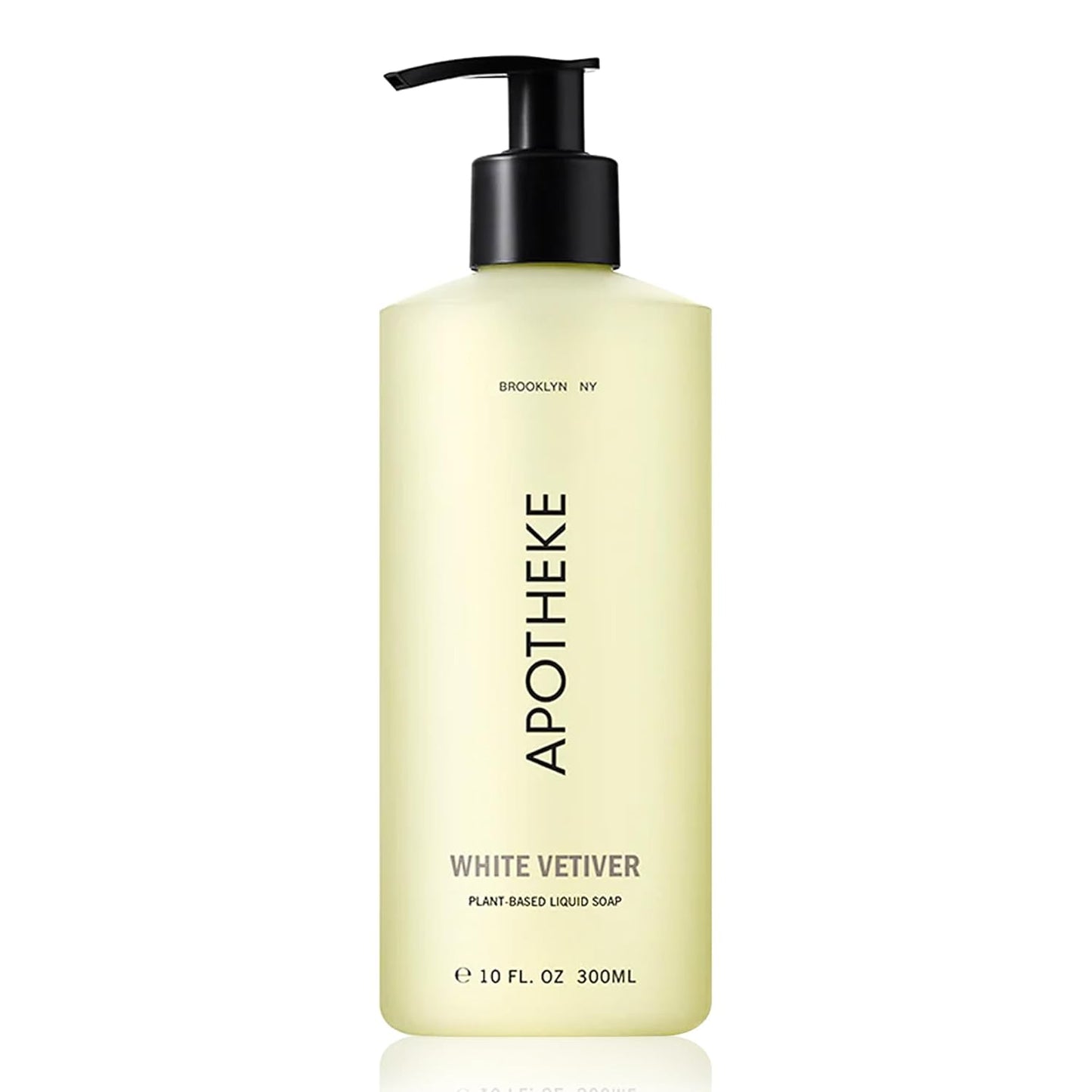 APOTHEKE Liquid Hand Soap - White Vetiver | 10 Fl Oz Hydrating Formula with Premium Fragrance Oils for Gentle Cleansing & Moisturizing