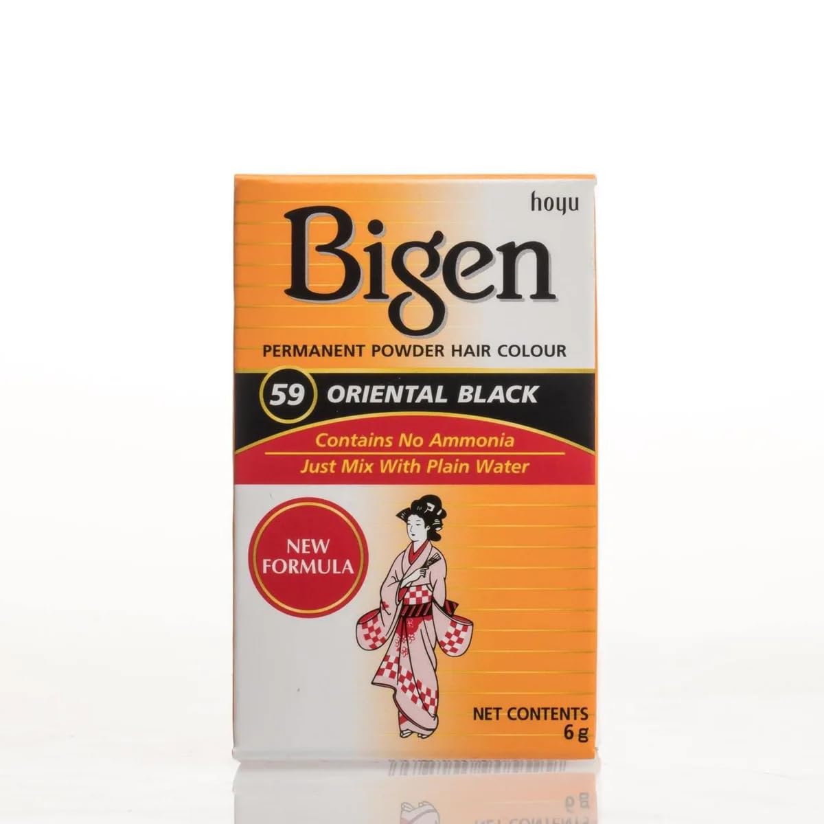 Bigen Permanent Powder Hair Color 59 Oriental Black 1 ea (Pack of 2)