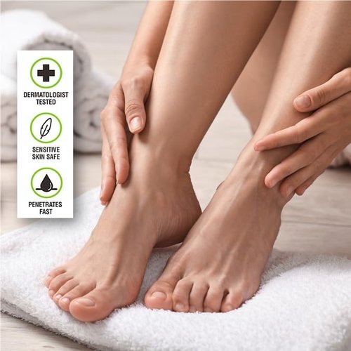 Adamia Therapeutic Foot Cream - Pure Macadamia Oil, Fragrance-Free & Paraben-Free, 4 Oz Tube