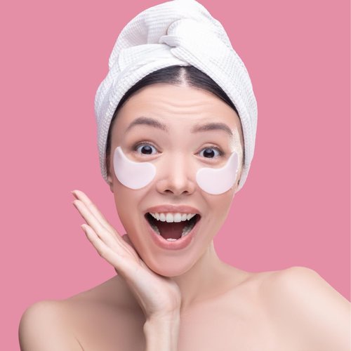 Ellbe Bakuchiol Under Eye Mask – 6 Pairs Eye Patches for Puffy Eyes, Dark Circles, Wrinkles & Undereye Bags - Biodegradable – Anti-Aging Hydrating Eye Treatment for Women & Men