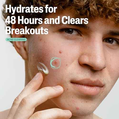 Cetaphil Face Moisturizer, Gentle Clear Mattifying Acne Moisturizer With 0.5% Salicylic Acid, Hydrates and Treats Sensitive Acne Prone Skin, Skin Care for Sensitive Skin, 3oz