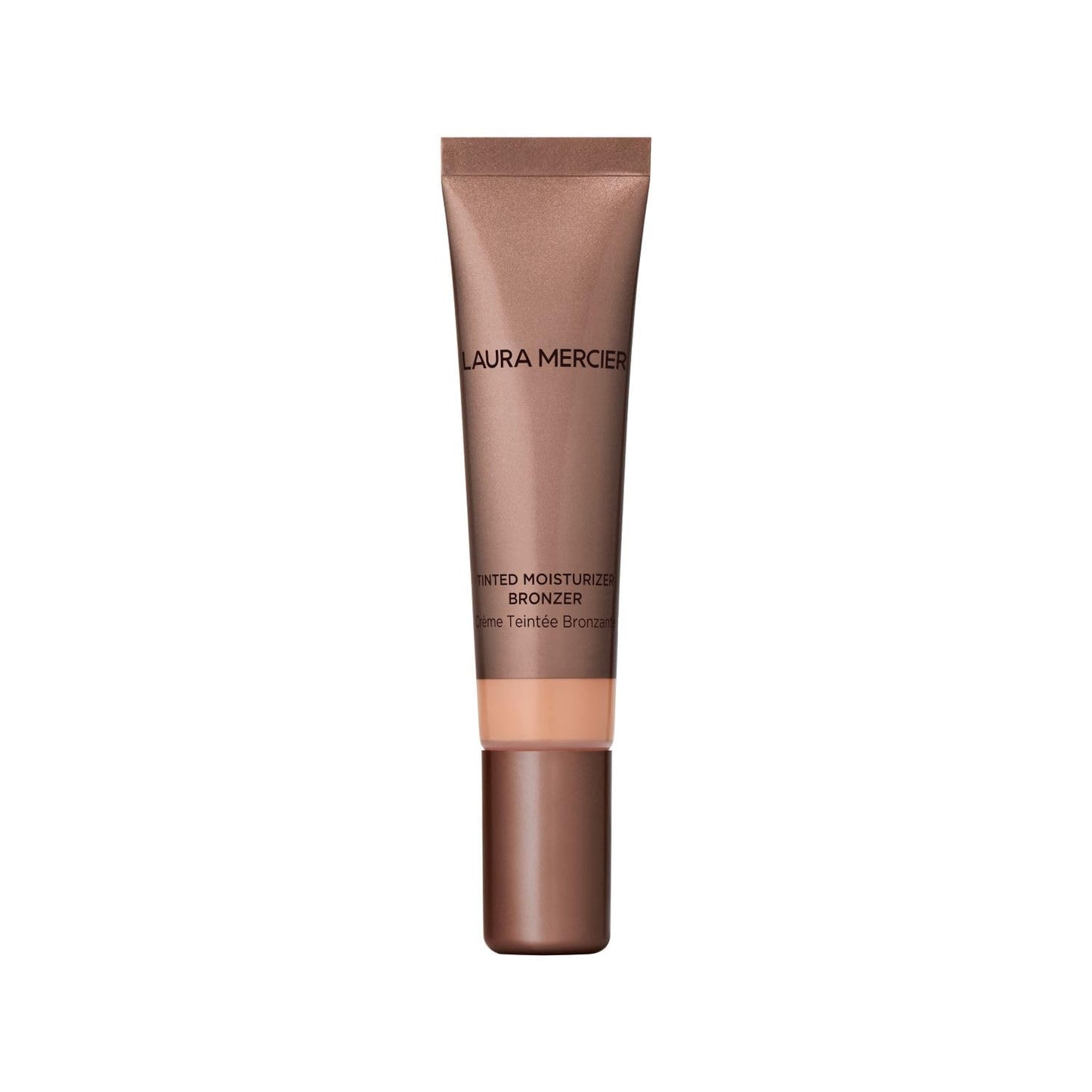 Laura Mercier Tinted Moisturizer Bronzer: Long Lasting Sheer Cream Bronzer, Weightless, Buildable Coverage, 12 HR Hydrating Wear, Non-Comedogenic, 6 Shades for All Skin Tones, Sundrop
