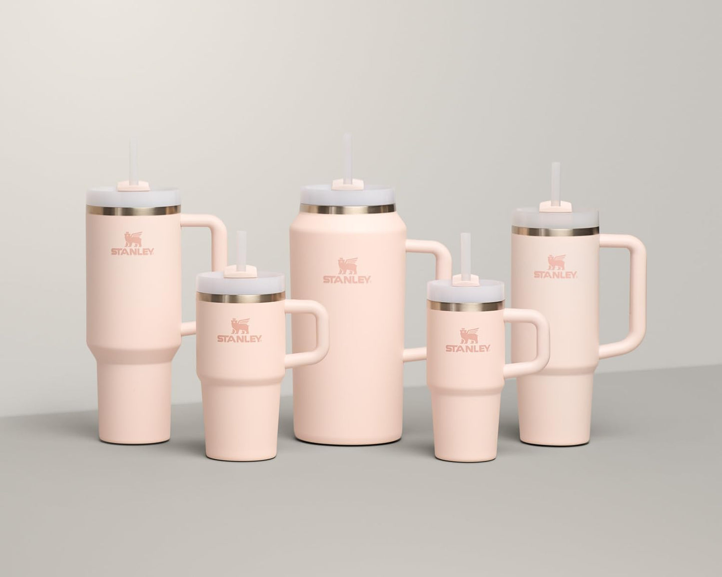 STANLEY Quencher H2.0 Tumbler - 30 oz Insulated Stainless Steel Cup with Handle & Straw | Rose Quartz 2.0