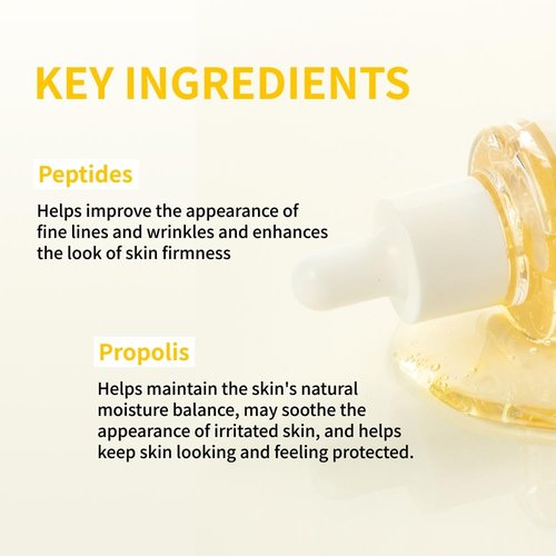 NIDA Peptide Propolis Renewal Serum - Peptide Complex & Propolis Extract for Youthful Skin | 1.69 fl. oz. (50ml)