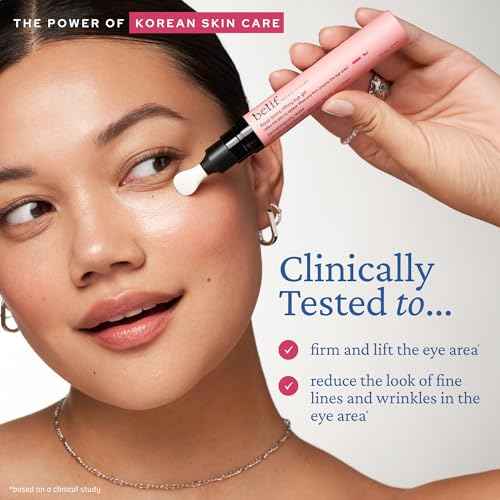 belif Aqua Bomb Lifting Eye Gel | Retinol + Collagen + Peptide for Firming & Plumping | Hyaluronic Acid for Glowy Hydration | Niacinamide for Dark Circles | Korean Skin Care