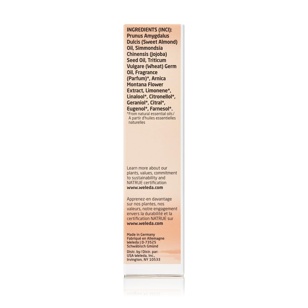 Weleda Stretch Mark Massage Oil - Plant-Rich Formula with Vitamin E | 3.4 Fl Oz