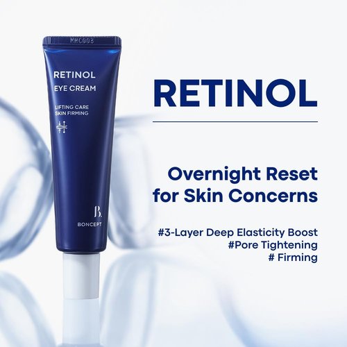 Retinol Eye Cream - Anti-Aging Formula for Dark Circles & Fine Lines with Bakuchiol & Hyaluronic Acid | 0.84 fl. Oz.