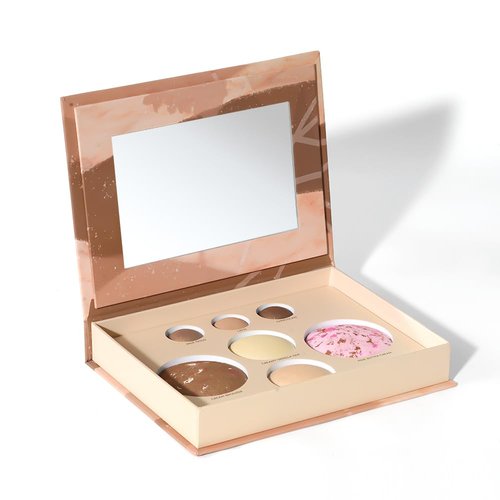 Best Baked Face Palette for Mature Skin – Includes Bronzer, Blush, Highlighter & Eyeshadows – Smooth Velvet Texture, Vegan & Cruelty-Free, Travel-Friendly Makeup Kit
